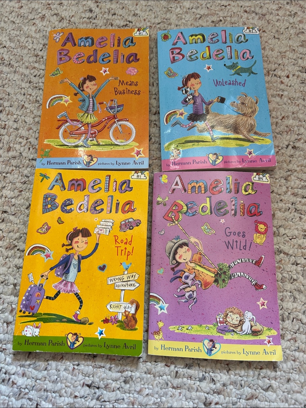 Amelia Bedelia Book Set - Colorful Children's Paperback Collection